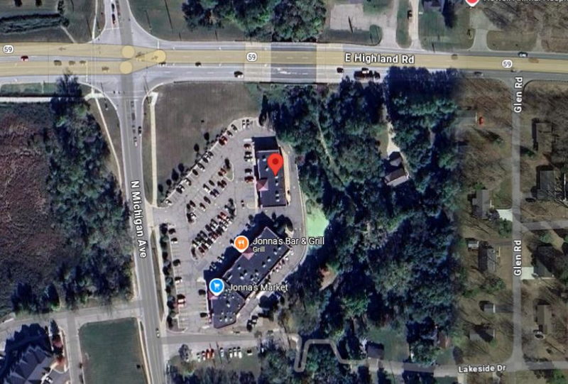 Diamond Dot Market - Aerial Map Of Mich Ave Location (newer photo)